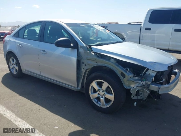 2014 Chevrolet Cruze LS with VIN 1G1PA5SH5E7174424, listed as a IAAI auction lot 41696133 with 126,802 mi miles. Bid and sale history available at carsss.com. Image 1.
