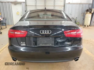 2012 Audi A6 Premium Plus with VIN WAUGGAFC6CN168991, listed as a Copart auction lot 47970195 with 117,628 mi miles and Salvage title. Bid and sale history available at DreamBid. Image 6.