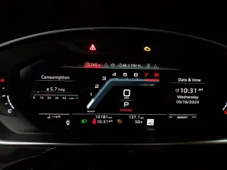 2024 Audi S8 z VIN WAULSAF83RN004941, wystawiony jako Copart lot #74510544 z przebiegiem 10 181 mil mil oraz Szkoda całkowita • Salvage title. Historia ofert i sprzedaży dostępna na DreamBid. Obrazek 9.
