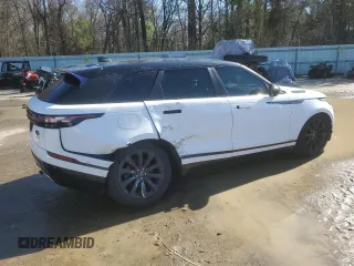 2018 Land Rover Range Rover Velar R-Dynamic HSE with VIN SALYM2RV6JA705357, listed as a Copart auction lot 46335285 with 56,805 mi miles and Salvage Title. Bid and sale history available at carsss.com. Image 3.