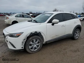 2017 Mazda CX-3 Sport with VIN JM1DKDB71H0156492, listed as a Copart auction lot 85139174 with 155,447 mi miles and Salvage Title. Bid and sale history available at carsss.com. Image 1.
