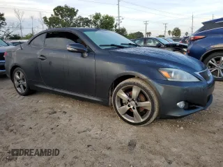 2011 Lexus IS 250 C with VIN JTHFF2C28B2517151, listed as a Copart auction lot 73659584 with Not provided miles and Salvage title. Bid and sale history available at DreamBid. Image 4.