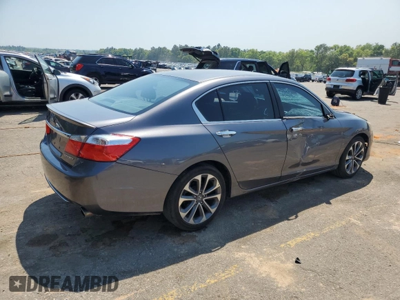 2014 Honda Accord Sport with VIN 1HGCR2F55EA136693, listed as a Copart auction lot 52370475 with 180,700 mi miles and Salvage Title. Bid and sale history available at DreamBid. Image 3.