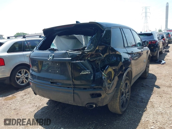 2021 Honda Passport Sport with VIN 5FNYF8H24MB043219, listed as a IAAI auction lot 42461003 with 38,800 mi miles and . Bid and sale history available at DreamBid. Image 4.