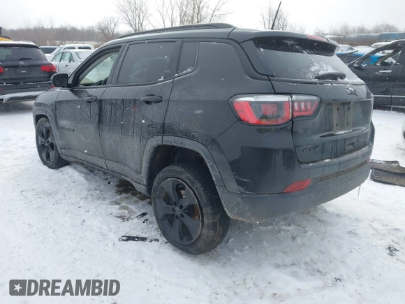 2020 Jeep Compass North with VIN 3C4NJDBB8LT168386, listed as a IAAI auction lot 41621280 with 90,023 mi miles and . Bid and sale history available at DreamBid. Image 3.