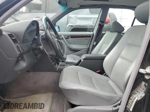 1999 Mercedes-Benz C 230/260/280/320 with VIN WDBHA24G9XA716840, listed as a Copart auction lot 49605205 with 56,535 mi miles and Clean title. Bid and sale history available at DreamBid. Image 7.