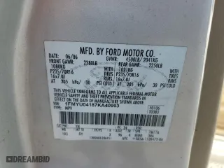 2007 Ford Escape Limited with VIN 1FMYU04187KA40993, listed as a Copart auction lot 88273655 with 209,209 mi miles and Salvage Title. Bid and sale history available at carsss.com. Image 13.