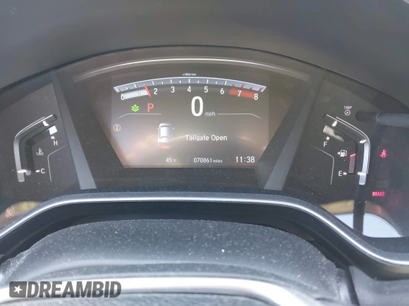 2018 Honda CR-V Touring with VIN 7FARW2H94JE044336, listed as a IAAI auction lot 41934128 with 70,861 mi miles. Bid and sale history available at carsss.com. Image 7.