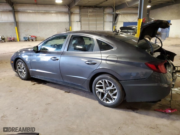 2020 Hyundai Sonata SEL with VIN 5NPEF4JA2LH032040, listed as a Copart auction lot 46369295 with 164,861 mi miles and Salvage Title. Bid and sale history available at carsss.com. Image 2.