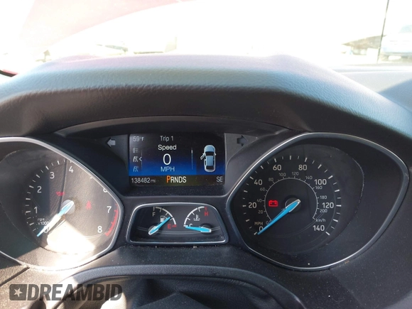 2015 Ford Focus SE with VIN 1FADP3F25FL273973, listed as a IAAI auction lot 41801026 with 138,482 mi miles. Bid and sale history available at carsss.com. Image 7.