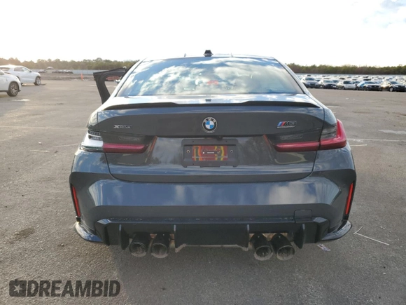 2025 BMW M3 Competition xDrive z VIN WBS33HJ05SFT92645, wystawiony jako Copart lot #86074964 z przebiegiem Nie podano mil oraz Szkoda całkowita • Salvage title. Historia ofert i sprzedaży dostępna na DreamBid. Obrazek 6.