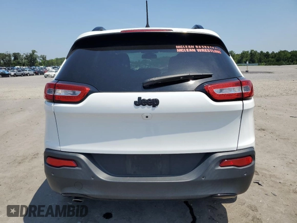 2016 Jeep Cherokee Altitude with VIN 1C4PJLCB8GW207480, listed as a Copart auction lot 62026585 with 124,229 mi miles and Salvage title. Bid and sale history available at DreamBid. Image 6.