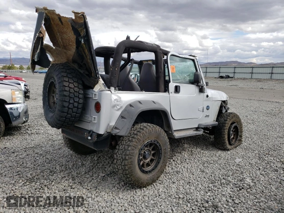 2003 Jeep Wrangler Sport with VIN 1J4FA49SX3P369375, listed as a Copart auction lot 71309184 with 0 mi miles and Salvage Title. Bid and sale history available at carsss.com. Image 3.