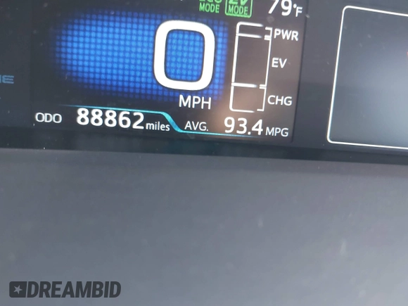 2017 Toyota Prius Plus with VIN JTDKARFP6H3004742, listed as a IAAI auction lot 42771447 with 88,862 mi miles and . Bid and sale history available at DreamBid. Image 7.