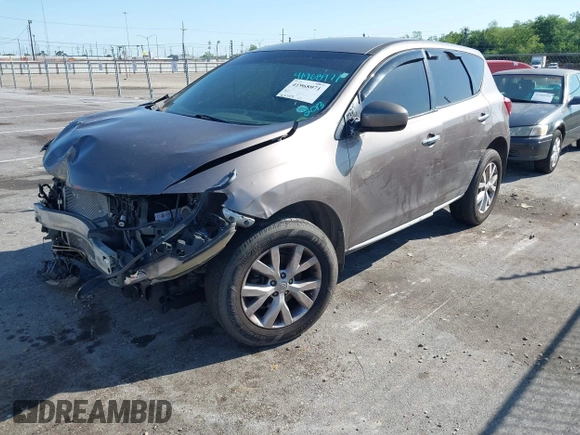 2013 Nissan Murano LE with VIN JN8AZ1MU8DW204307, listed as a IAAI auction lot 41968971 with 260,389 mi miles. Bid and sale history available at carsss.com. Image 2.