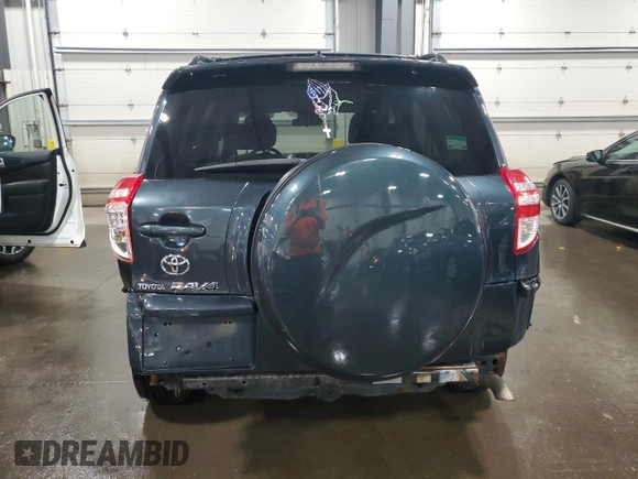2010 Toyota RAV4 with VIN 2T3ZF4DV1AW042550, listed as a Copart auction lot 59531235 with 206,106 mi miles and Salvage title. Bid and sale history available at DreamBid. Image 6.