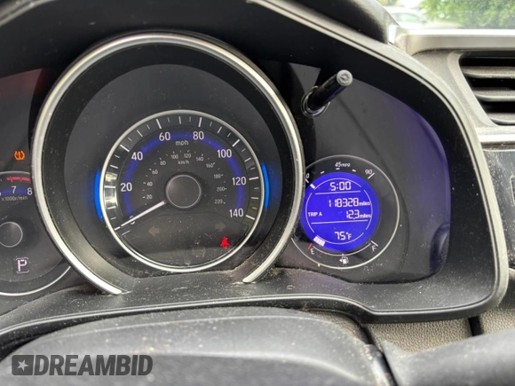 2015 Honda Fit LX with VIN 3HGGK5H50FM760104, listed as a Copart auction lot 63164915 with 118,328 mi miles and Clean title. Bid and sale history available at DreamBid. Image 8.