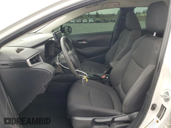 2021 Toyota Corolla Hybrid LE with VIN JTDEAMDE3MJ013373, listed as a Copart auction lot 48709785 with 136,422 mi miles and Salvage Title. Bid and sale history available at carsss.com. Image 7.