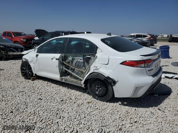2021 Toyota Corolla SE with VIN 5YFS4MCE4MP059009, listed as a Copart auction lot 49732565 with 19,594 mi miles and Salvage Title. Bid and sale history available at carsss.com. Image 2.