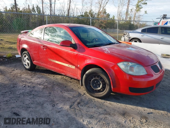 2007 Pontiac G5 with VIN 1G2AL15F777202225, listed as a IAAI auction lot 41478879 with 197,646 mi miles. Bid and sale history available at carsss.com. Image 1.