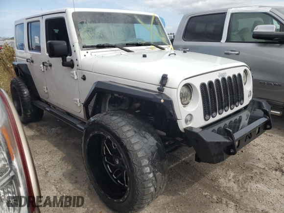 2018 Jeep Wrangler JK Unlimited Sport S with VIN 1C4BJWDG2JL809600, listed as a Copart auction lot 76384474 with 0 mi miles and Non Repairable. Bid and sale history available at carsss.com. Image 4.