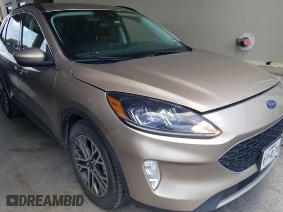 2021 Ford Escape SEL Hybrid with VIN 1FMCU0CZXMUB25464, listed as a IAAI auction lot 42616757 with 96,059 mi miles and . Bid and sale history available at DreamBid. Image 1.