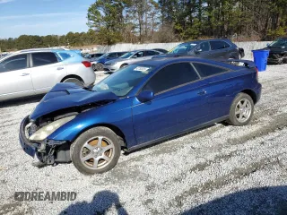 2001 Toyota Celica GT with VIN JTDDR32T510091333, listed as a Copart auction lot 42753935 with 248,045 mi miles and Salvage Title. Bid and sale history available at carsss.com. Image 1.