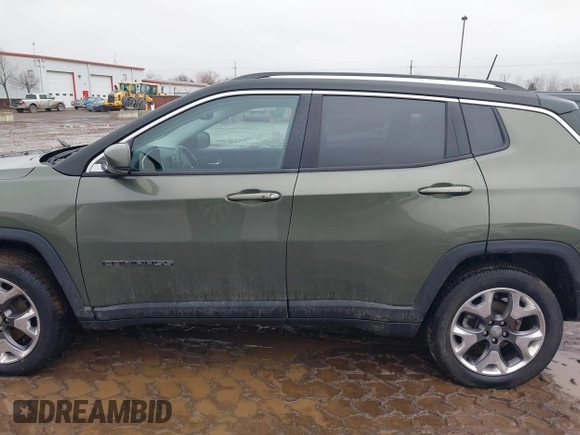 2021 Jeep Compass Limited with VIN 3C4NJDCBXMT533649, listed as a IAAI auction lot 41678358 with 42,346 mi miles and . Bid and sale history available at carsss.com. Image 14.