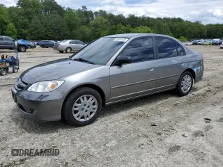 2005 Honda Civic LX z VIN 2HGES165X5H536581, wystawiony jako Copart lot #58032425 z przebiegiem 160 505 mil mil oraz Szkoda całkowita • Salvage title. Historia ofert i sprzedaży dostępna na DreamBid. Obrazek 1.