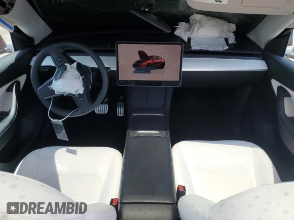 2022 Tesla Model Y Performance z VIN 7SAYGDEF9NF510183, wystawiony jako Copart lot #61263405 z przebiegiem 19 411 mil mil oraz Szkoda całkowita • Salvage title. Historia ofert i sprzedaży dostępna na DreamBid. Obrazek 8.