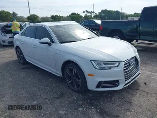 2018 Audi A4 Premium Plus with VIN WAULMAF48JA090847, listed as a IAAI auction lot 41389591 with 74,551 mi miles. Bid and sale history available at carsss.com. Image 1.