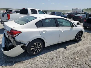 2013 Honda Civic EX with VIN 19XFB2F8XDE243776, listed as a Copart auction lot 53883755 with 50,080 mi miles and Salvage Title. Bid and sale history available at DreamBid. Image 3.