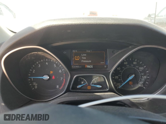 2016 Ford Focus SE with VIN 1FADP3F24GL267194, listed as a Copart auction lot 48812385 with 154,466 mi miles and Salvage Title. Bid and sale history available at carsss.com. Image 9.