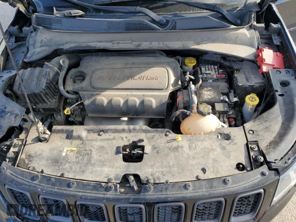 2020 Jeep Compass Trailhawk with VIN 3C4NJDDBXLT196297, listed as a Copart auction lot 87486584 with 108,766 mi miles and Salvage Title. Bid and sale history available at carsss.com. Image 14.