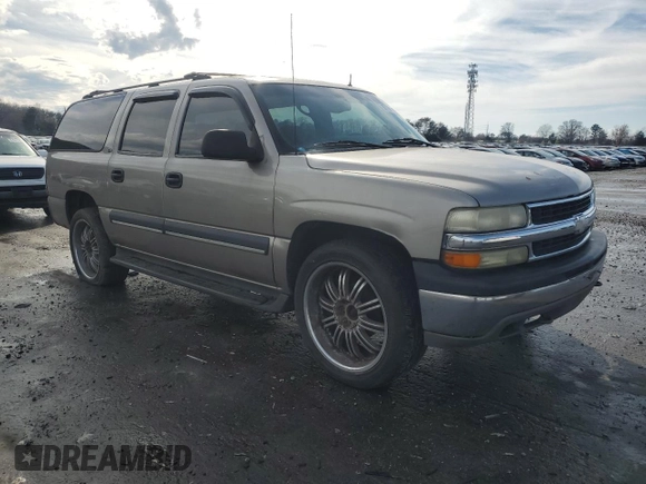 2002 Chevrolet Suburban LS with VIN 1GNFK16Z82J229675, listed as a Copart auction lot 50188135 with 0 mi miles and Salvage Title. Bid and sale history available at carsss.com. Image 4.