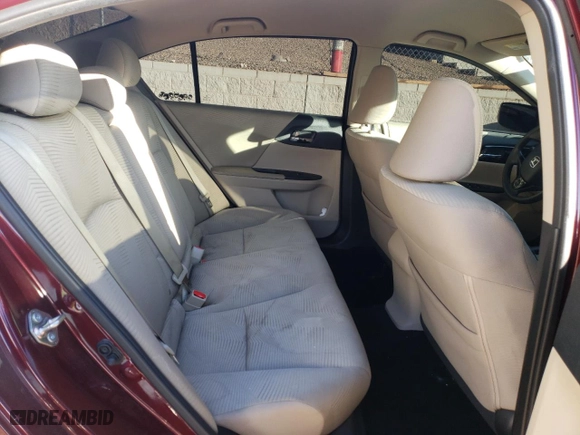 2016 Honda Accord Sedan LX with VIN 1HGCR2F34GA205584, listed as a Copart auction lot 43356215 with 47,643 mi miles and Salvage Title. Bid and sale history available at carsss.com. Image 11.