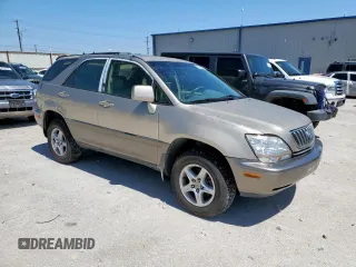 1999 Lexus RX 300 Luxury SUV with VIN JT6HF10U1X0042687, listed as a Copart auction lot 52111255 with 266,860 mi miles and Clean Title. Bid and sale history available at carsss.com. Image 4.