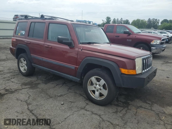 2007 Jeep Commander Sport with VIN 1J8HG48K17C702034, listed as a Copart auction lot 63183795 with 152,322 mi miles and Salvage title. Bid and sale history available at DreamBid. Image 4.