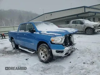 2021 Ram 1500 Big Horn z VIN 1C6SRFMTXMN617332, wystawiony jako Copart lot #46398695 z przebiegiem 42 656 mil mil oraz Szkoda całkowita • Salvage title. Historia ofert i sprzedaży dostępna na DreamBid. Obrazek 13.