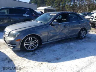 2012 Mercedes-Benz C-Class C 300 Sport with VIN WDDGF8BBXCR193533, listed as a Copart auction lot 87864035 with 125,809 mi miles and Salvage Title. Bid and sale history available at carsss.com. Image 1.