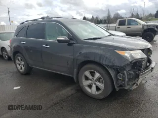 2011 Acura MDX Tech Pkg with VIN 2HNYD2H6XBH536443, listed as a Copart auction lot 45172665 with 95,145 mi miles and Salvage Title. Bid and sale history available at carsss.com. Image 4.