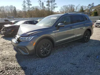 2024 Volkswagen Tiguan SE with VIN 3VVNB7AX1RM166396, listed as a Copart auction lot 86143774 with 2,863 mi miles and Salvage Title. Bid and sale history available at DreamBid. Image 1.