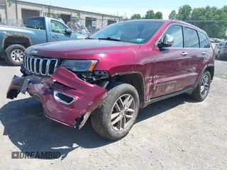 2020 Jeep Grand Cherokee Limited with VIN 1C4RJFBG8LC377356, listed as a IAAI auction lot 42581815 with 88,779 mi miles and . Bid and sale history available at DreamBid. Image 18.