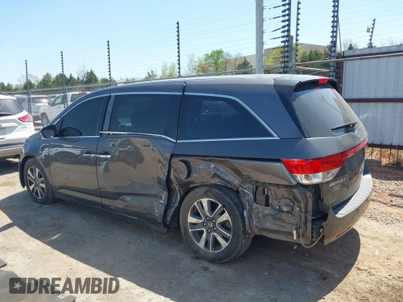 2015 Honda Odyssey Touring Elite with VIN 5FNRL5H98FB034700, listed as a IAAI auction lot 42019265 with 226,829 mi miles and . Bid and sale history available at DreamBid. Image 14.