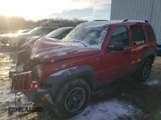 2005 Jeep Liberty Sport with VIN 1J4GL48K55W555687, listed as a Copart auction lot 42136445 with 141,030 mi miles and Salvage Title. Bid and sale history available at carsss.com. Image 1.