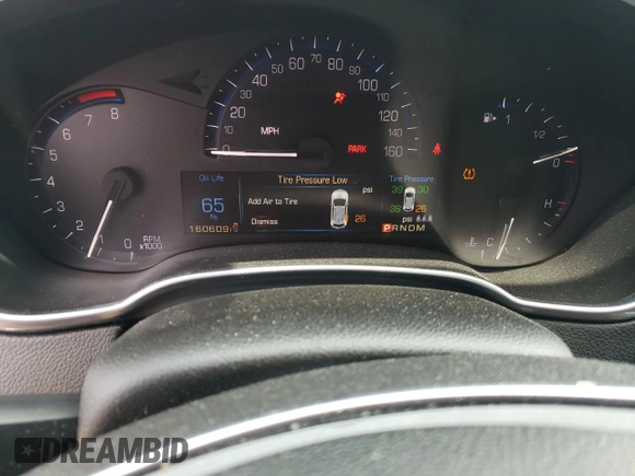 2014 Cadillac SRX Performance Collection with VIN 3GYFNCE38ES525883, listed as a Copart auction lot 55085505 with 160,609 mi miles and Salvage title. Bid and sale history available at DreamBid. Image 9.