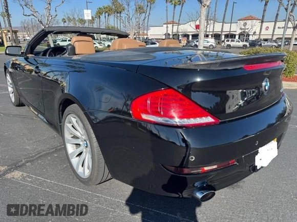 2009 BMW 6 Series 650i with VIN WBAEB53599CX58223, listed as a Copart auction lot 46720505 with 62,044 mi miles and Salvage Title. Bid and sale history available at carsss.com. Image 3.