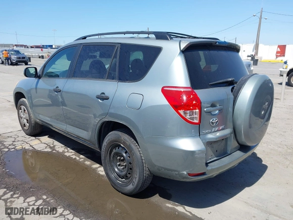 2007 Toyota RAV4 with VIN JTMZD33V875045561, listed as a IAAI auction lot 41965155 with 220,320 mi miles. Bid and sale history available at carsss.com. Image 6.