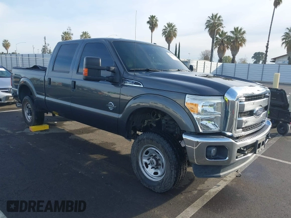 2015 Ford Super Duty F-250 SRW Lariat with VIN 1FT7W2BT9FEC45987, listed as a IAAI auction lot 41814095 with 112,806 mi miles. Bid and sale history available at carsss.com. Image 1.