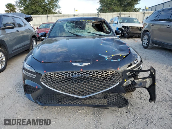 2022 Genesis G70 3.3T z VIN KMTG54TE6NU094854, wystawiony jako Copart lot #80251854 z przebiegiem Nie podano mil oraz Szkoda całkowita • Salvage title. Historia ofert i sprzedaży dostępna na DreamBid. Obrazek 5.